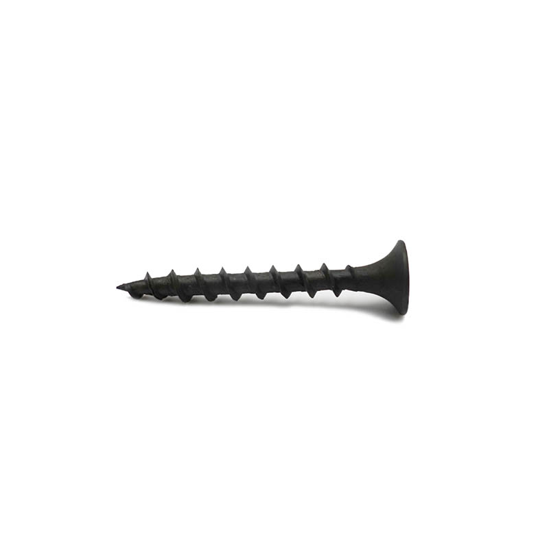 Parafuso de drywall cabeça de corneta Phillips preto fosfatado grosso rosca1