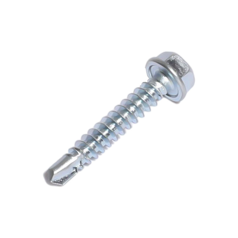 C1022a cabeça de arruela hexagonal parafusos autoperfurantes zincados