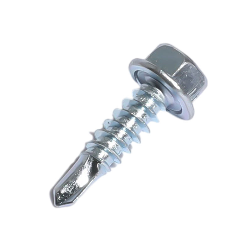 Cabeça de arruela hexagonal parafuso autoperfurante zincado